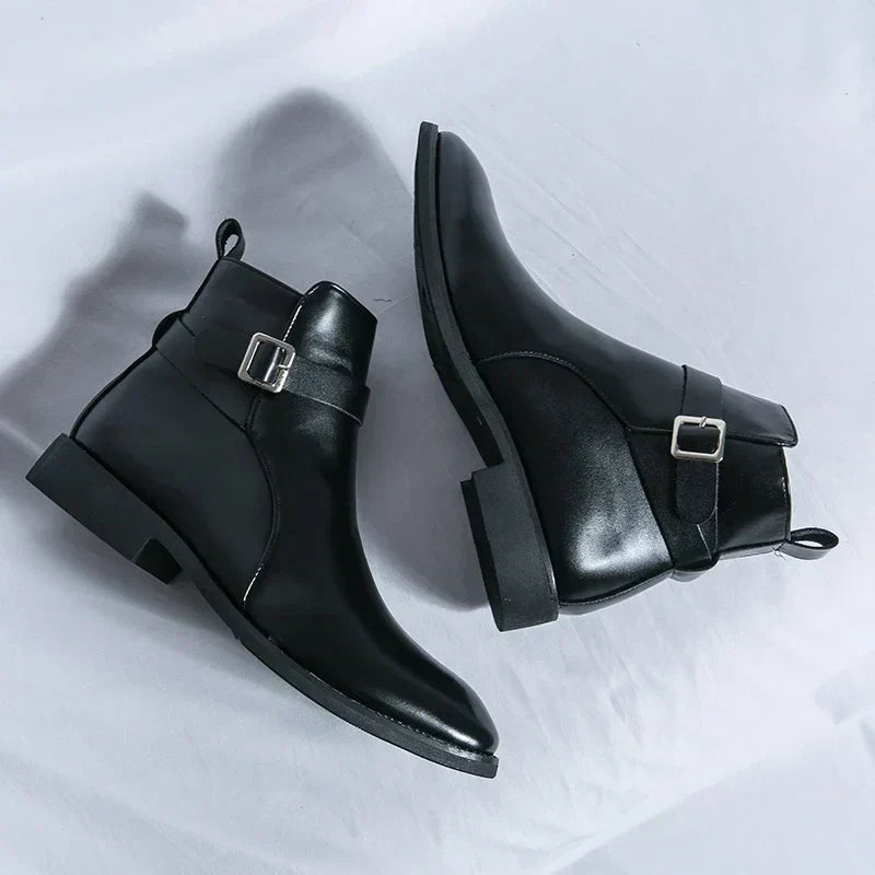 Mathias | Men’s Full-Grain Leather Chelsea Boots