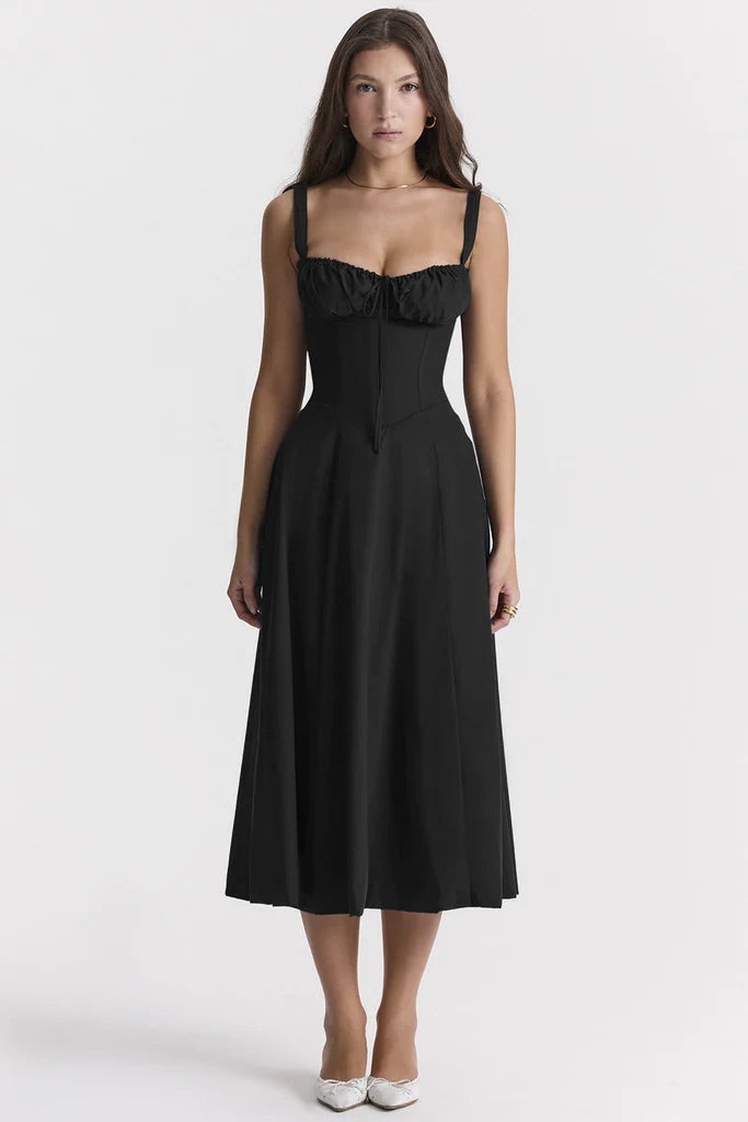 Ebba | Women’s Sleeveless Summer Midi Dress
