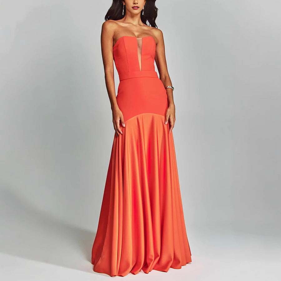 Othilia | Womenâs Strapless Maxi Dress