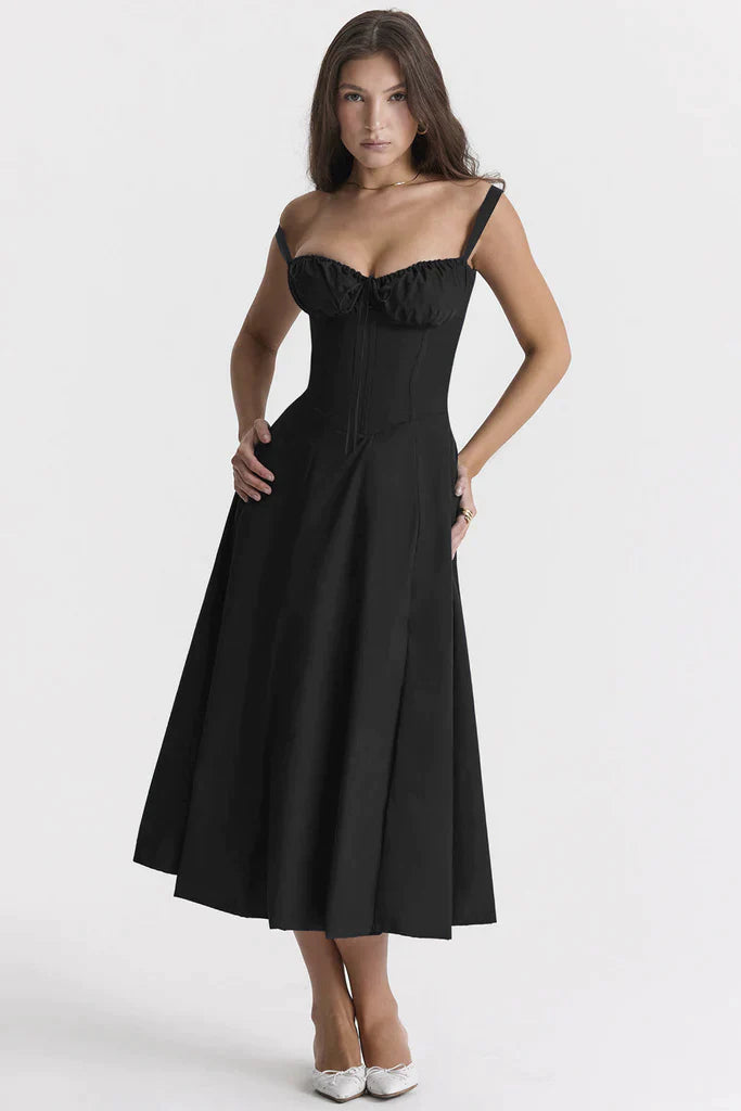 Ebba | Women’s Sleeveless Summer Midi Dress