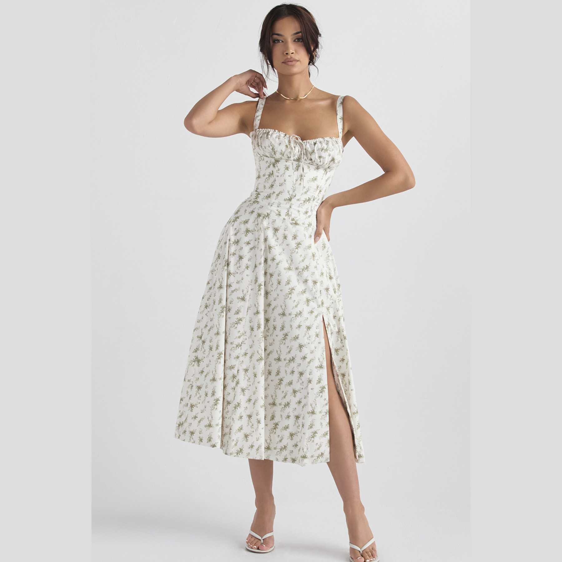 Ebba | Women’s Sleeveless Summer Midi Dress