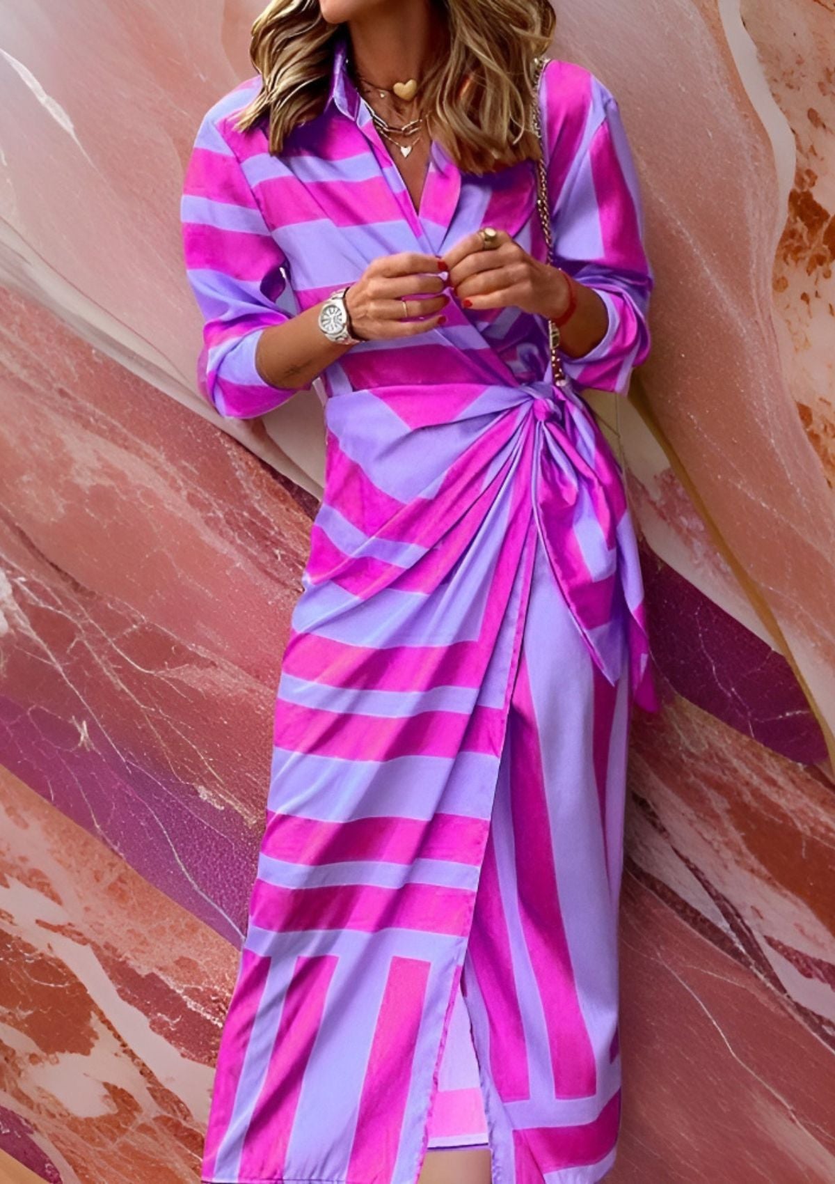 Sassa | Women’s Wrap Midi Dress