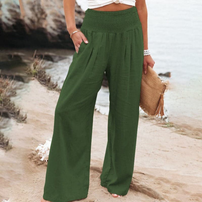 Amelie | Women's Smocked Draped Pants
