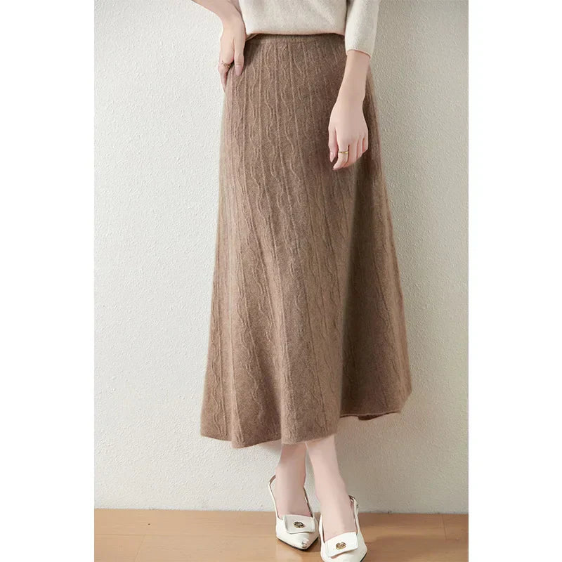 Quintessa | Womenâs Knit Midi Skirt
