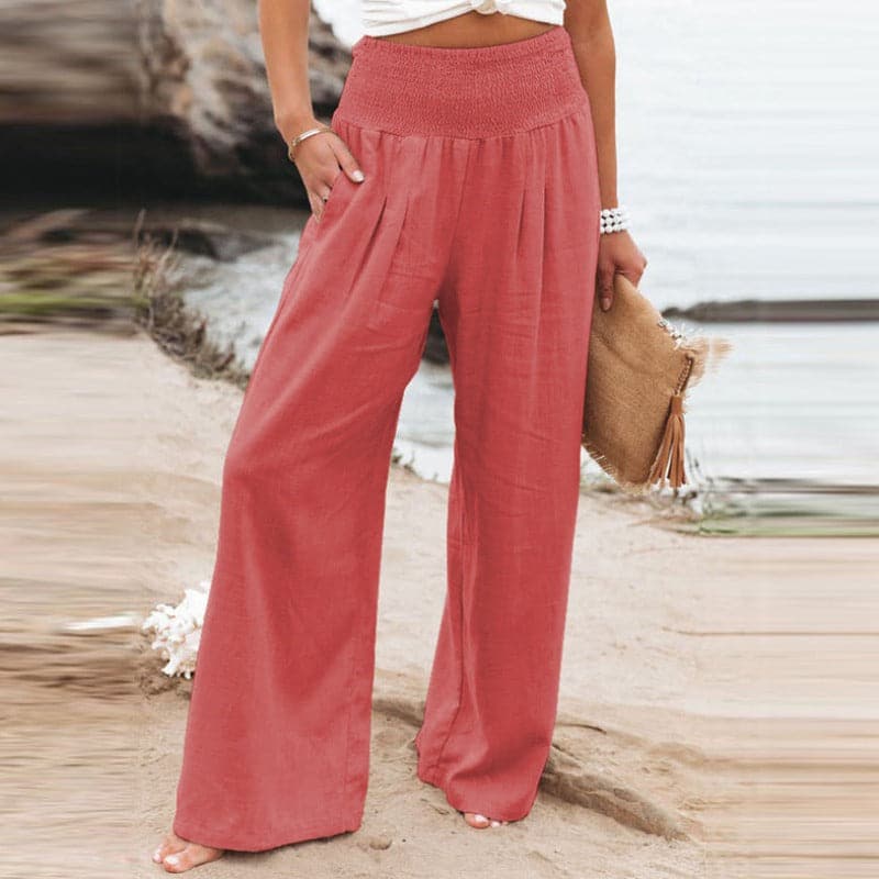 Amelie | Women's Smocked Draped Pants
