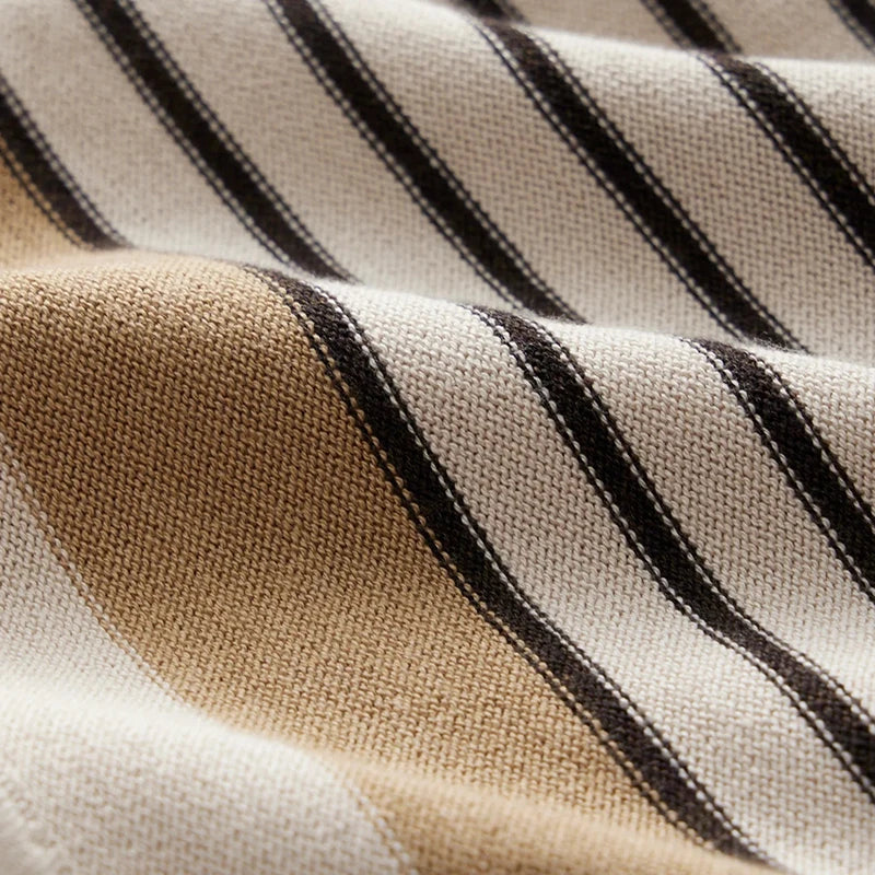 Jeremy | Men’s Short Sleeve Striped Polo Shirt