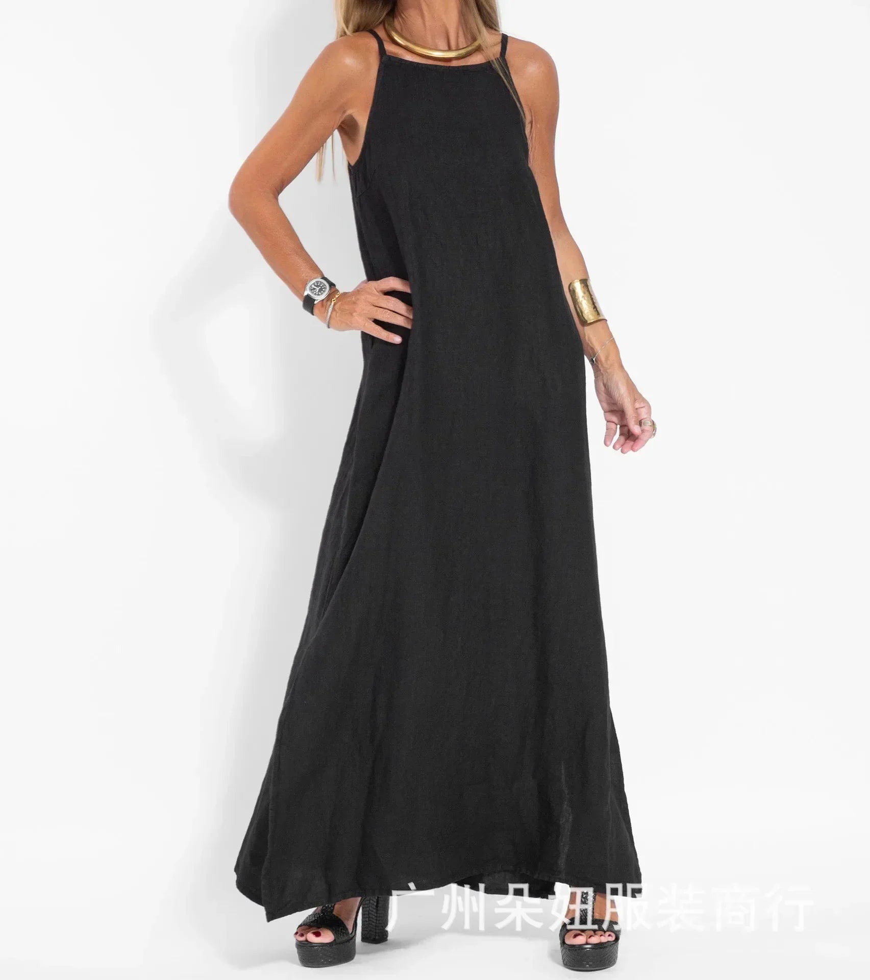 Joscelyn | Women’s Sleeveless Caftan Maxi Dress