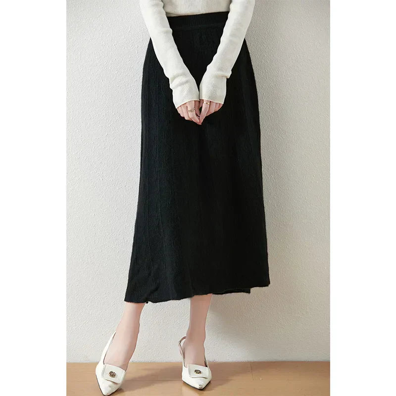 Quintessa | Women’s Knit Midi Skirt
