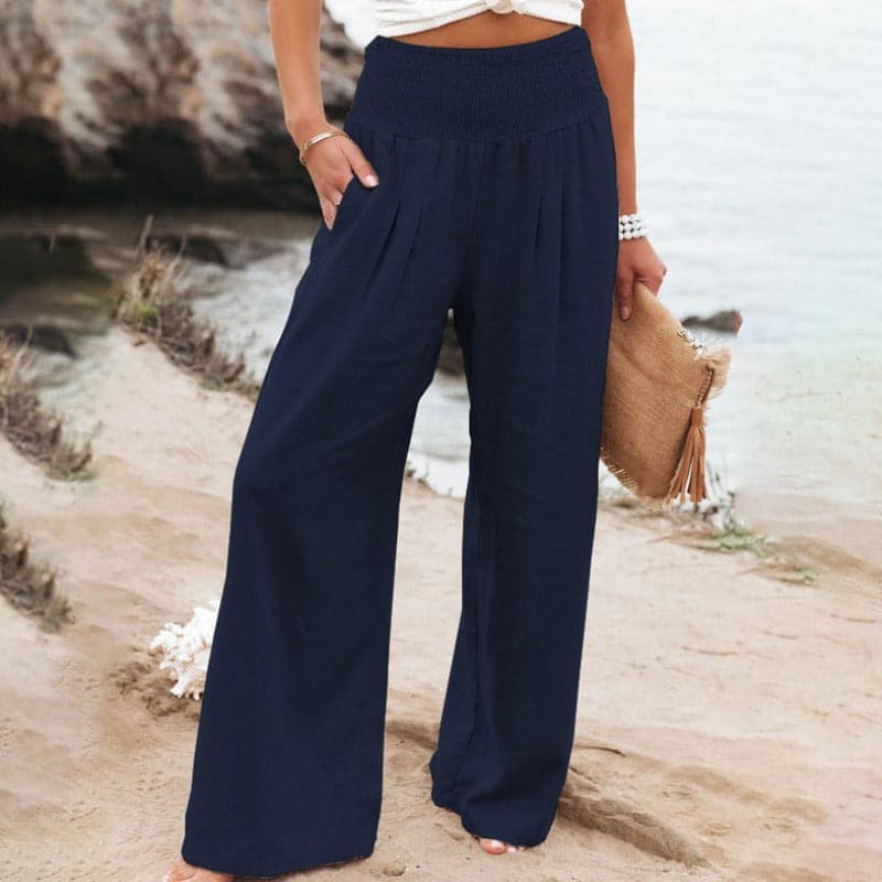 Amelie | Women's Smocked Draped Pants