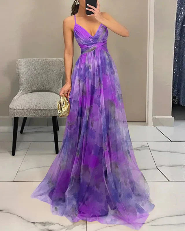 Dana | Women’s Floral Sleeveless Maxi Dress