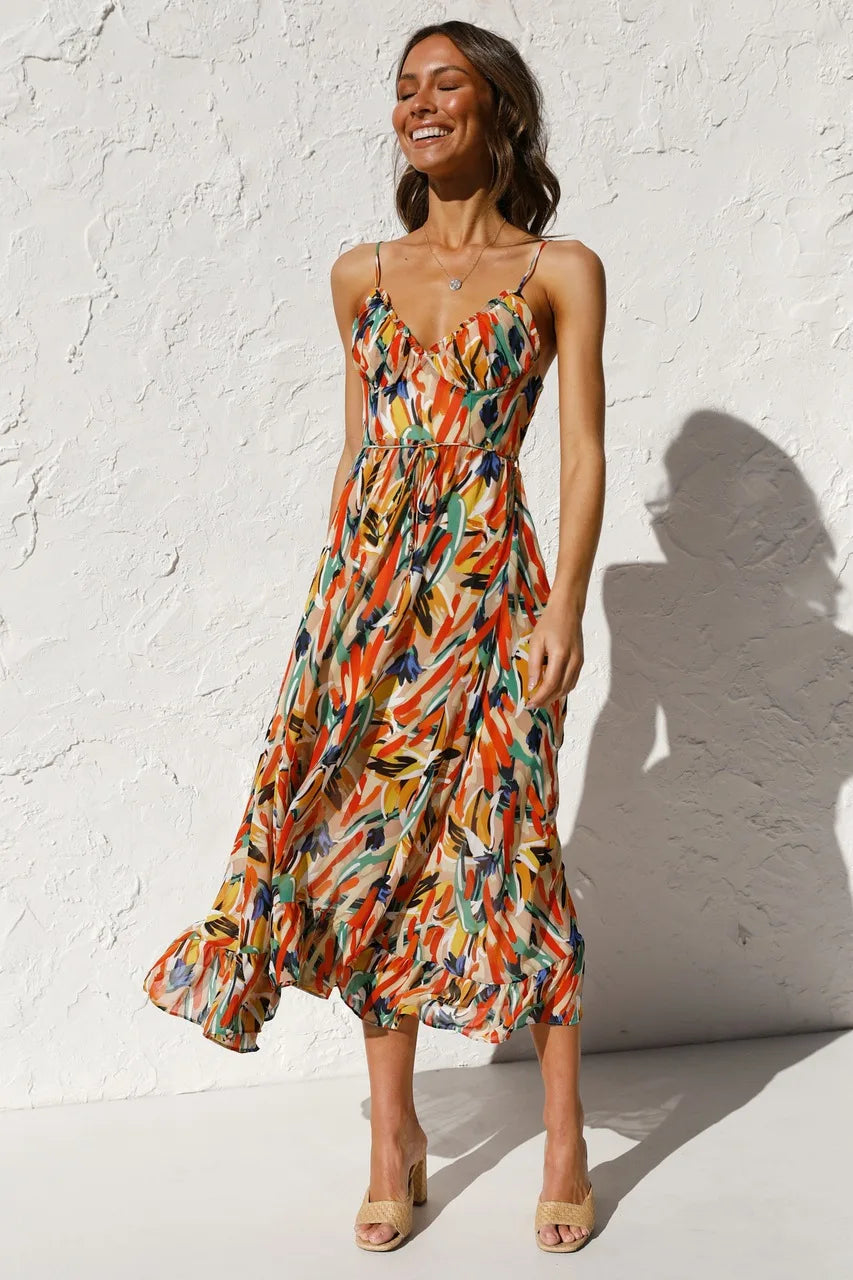 Marilou | Womenâs Pleated Midi Dress