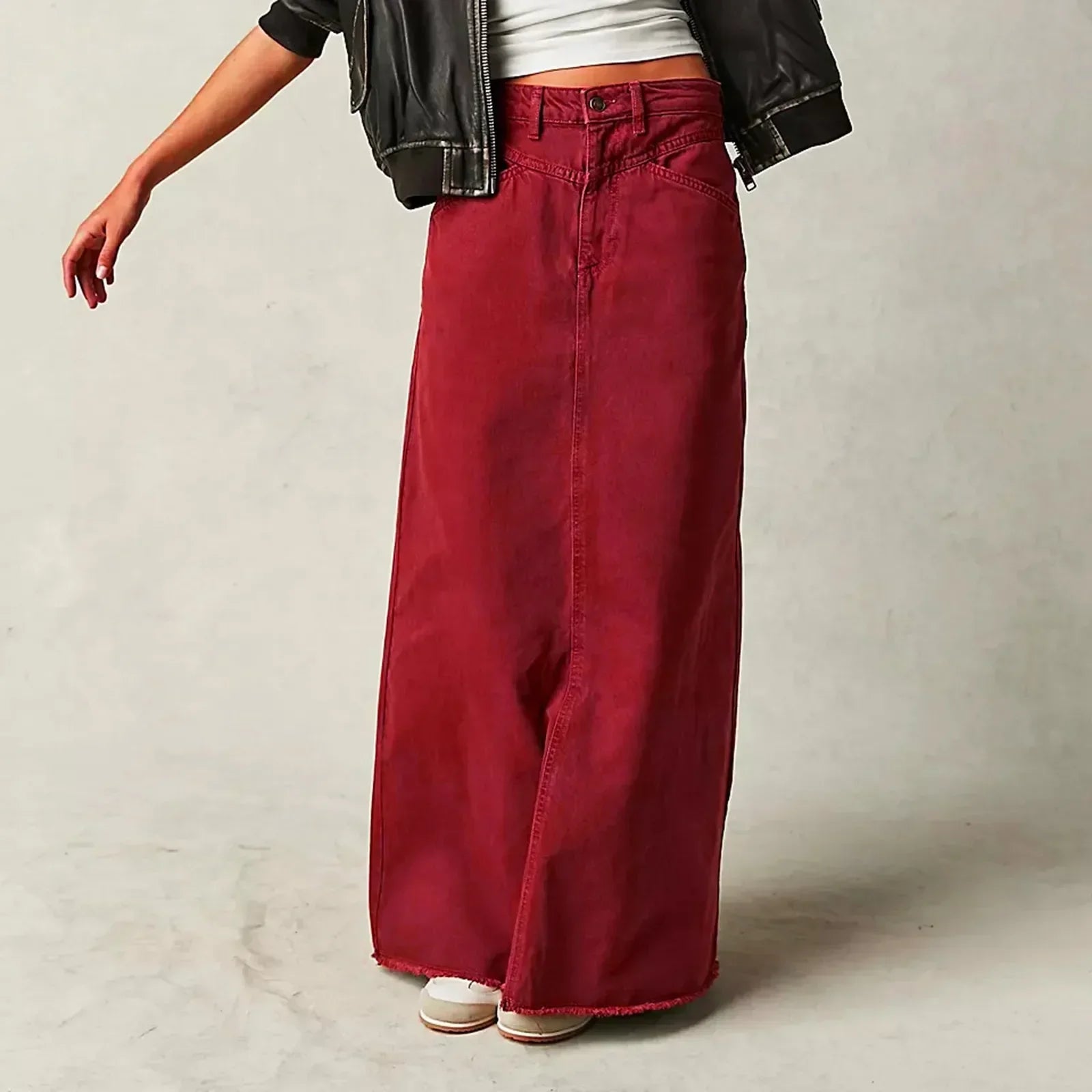 Alzbeta | Women’s Denim Maxi Skirt