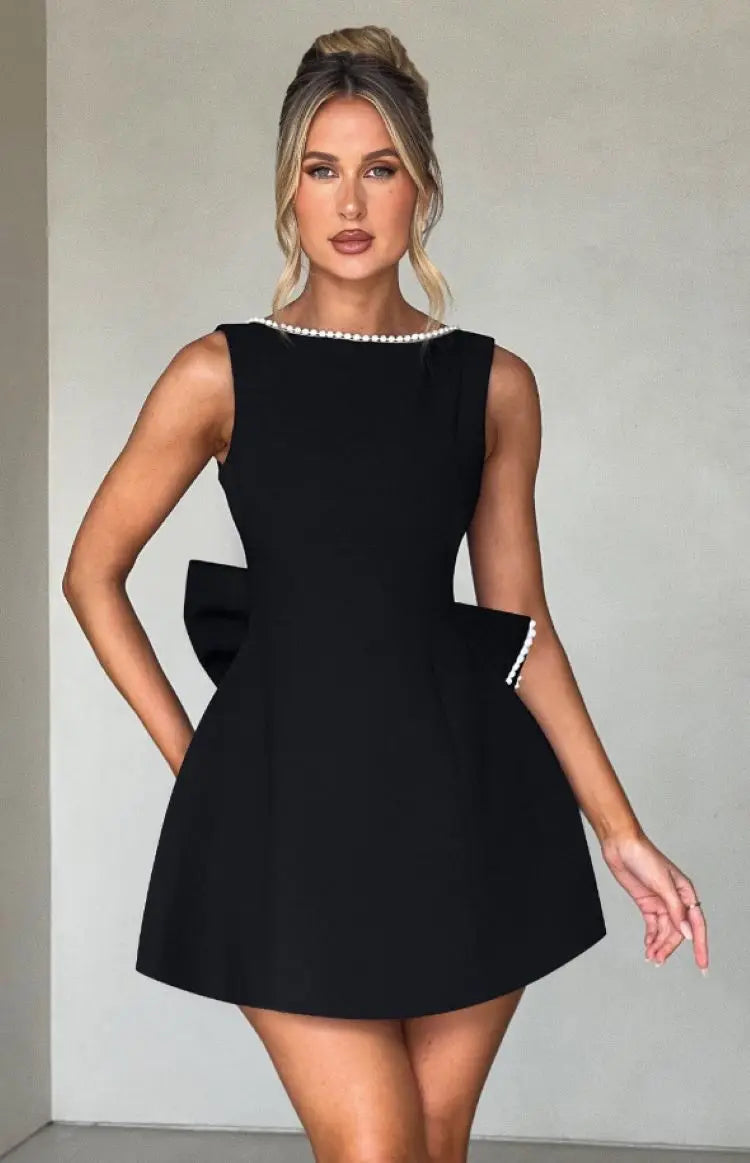 Matilda | Womenâs Sleeveless Cocktail Mini Dress