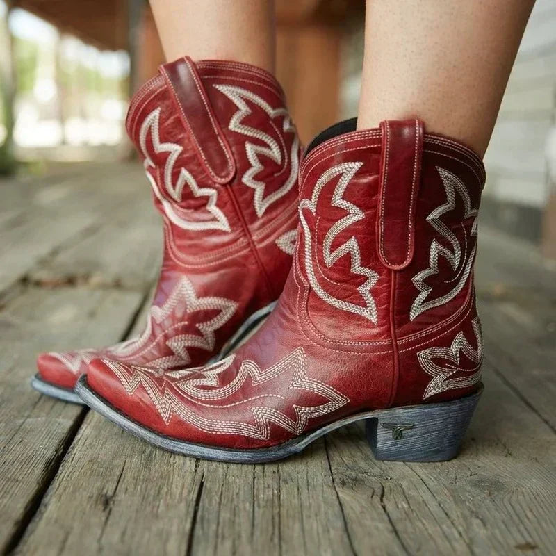 Teresa | Womenâs Western Ankle Boots