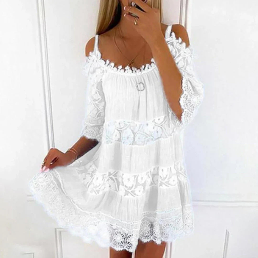 Maisie | Women’s Backless Crossover Straps Mini Summer Dress