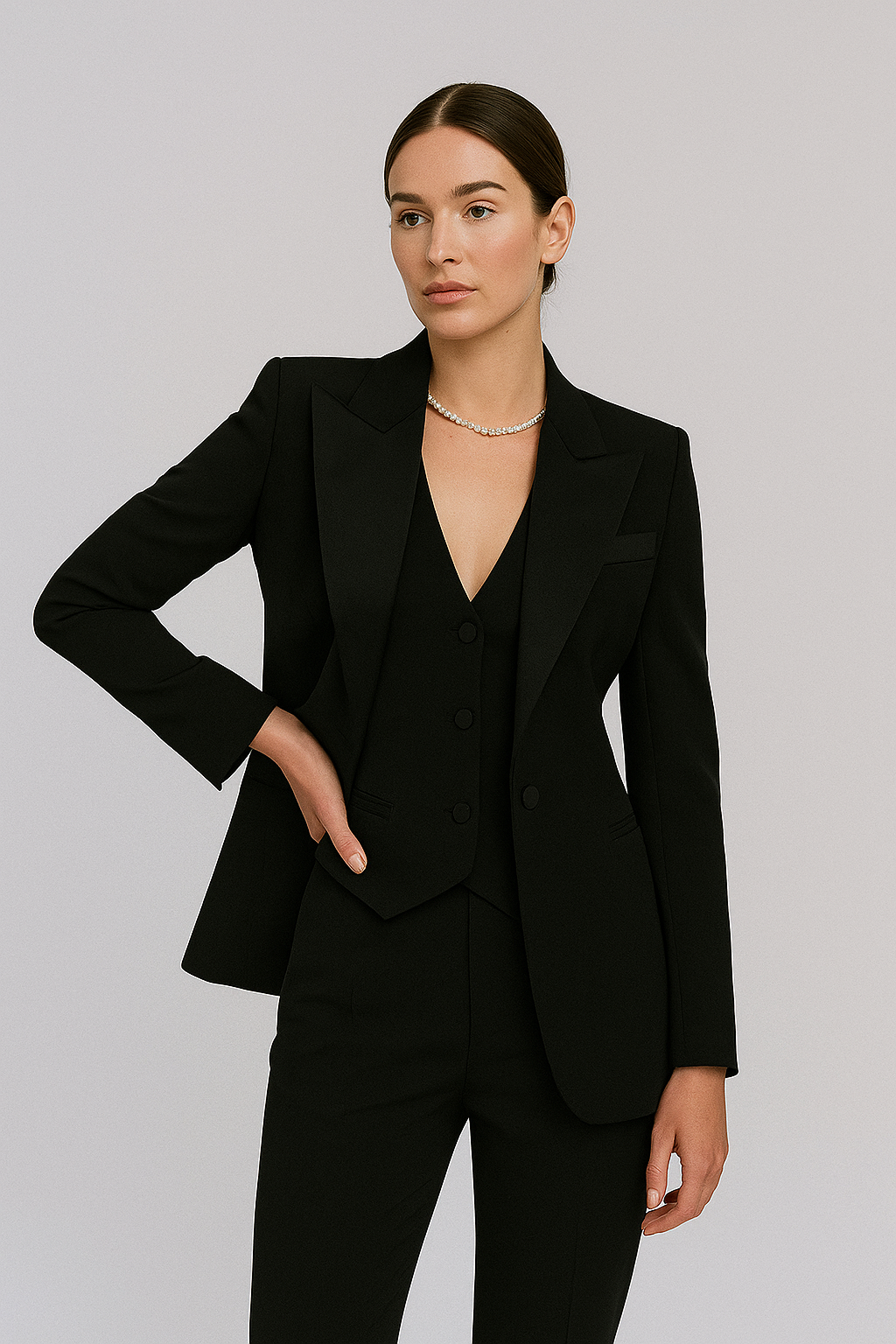 Ellieser | Womenâs Scuba Crepe Three-Piece Suit