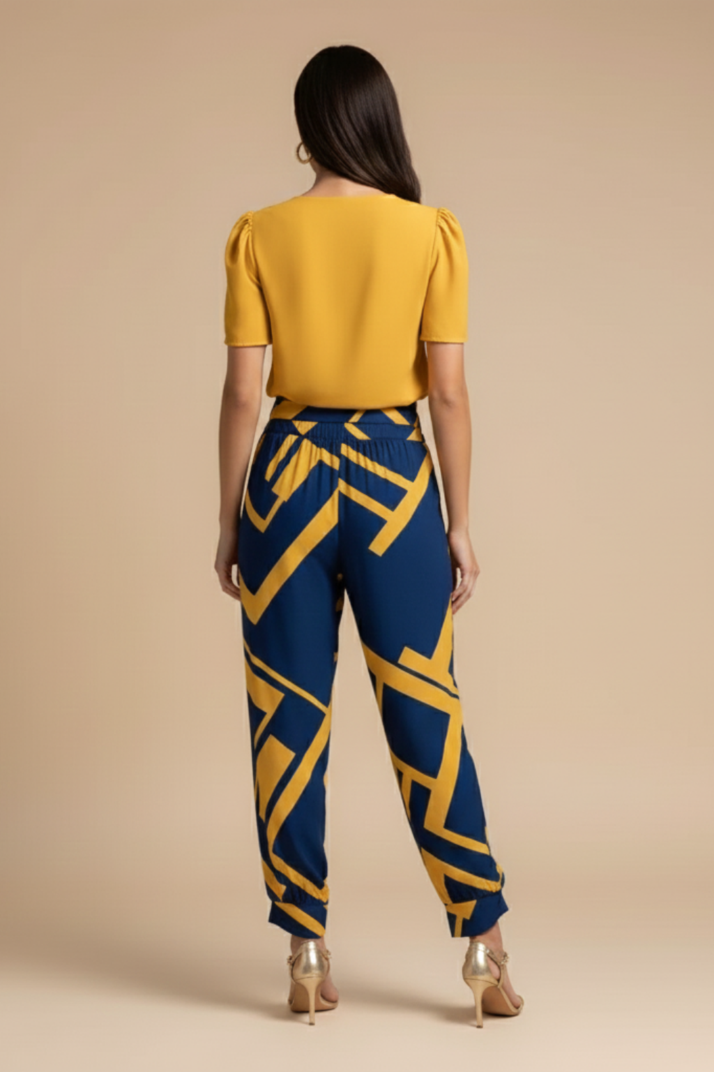 Agata | Womenâs Blouse and Trousers Set
