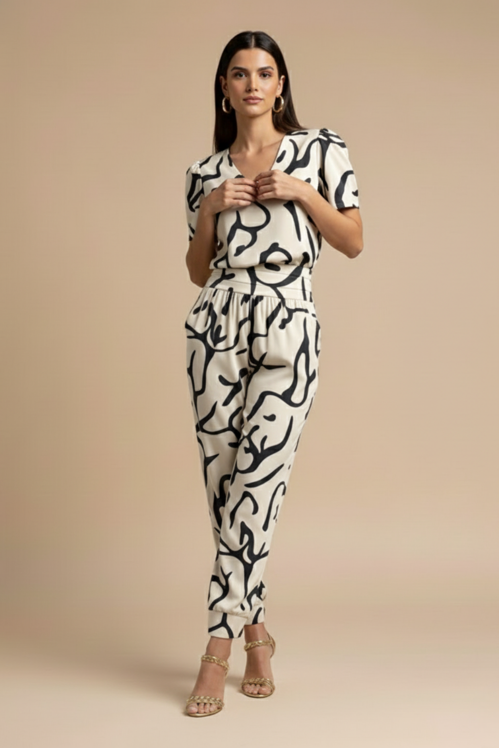 Agata | Women’s Blouse and Trousers Set
