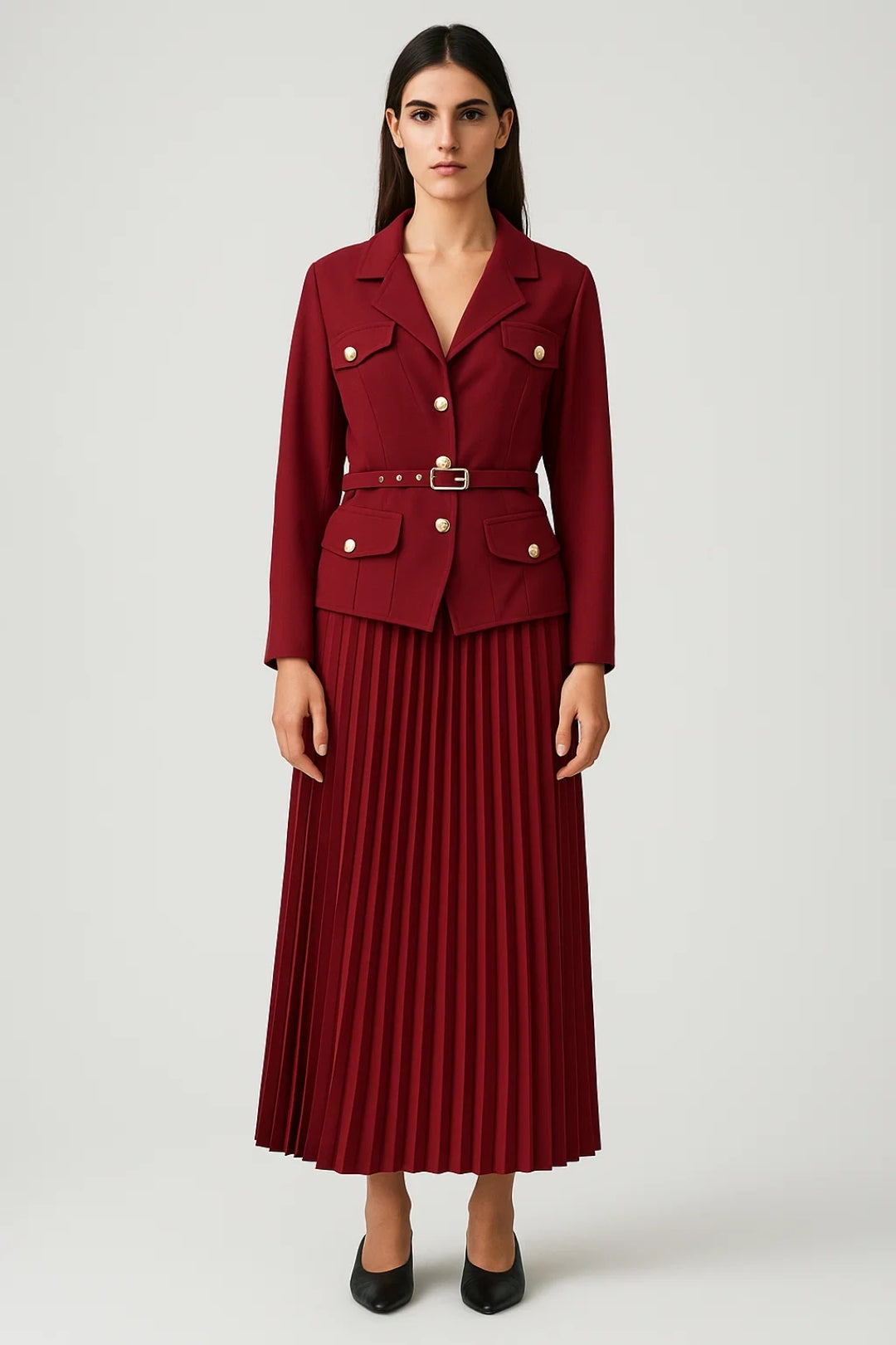 Adrasteia | Womenâs Elegant Skirt Set