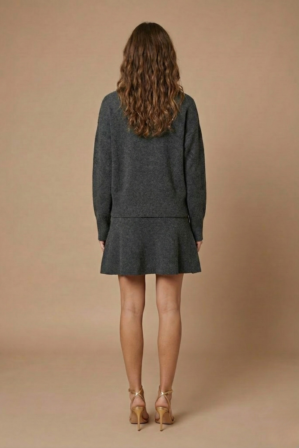 Carmina | Womenâs Fitted Two-Piece Knit Set