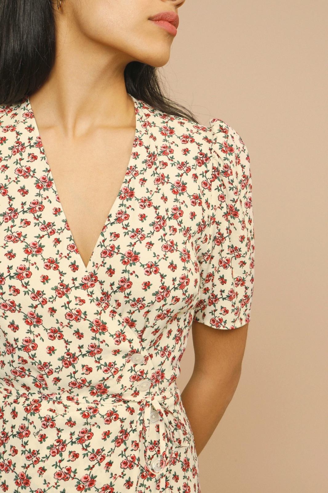 Amy | Women’s Floral Midi Dress