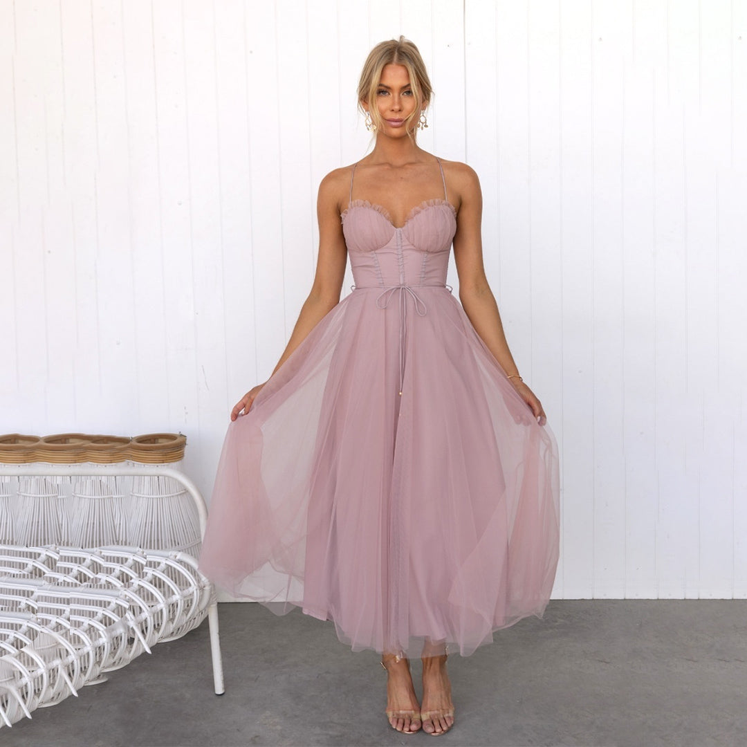 Celandine | Women’s Corset Top Maxi Dress