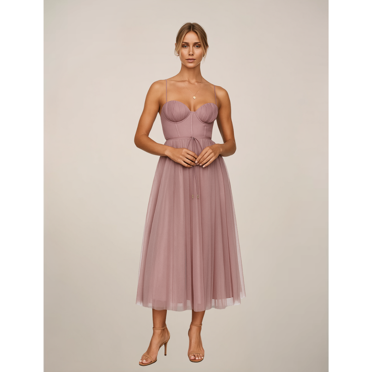 Celandine | Womenâs Corset Top Maxi Dress