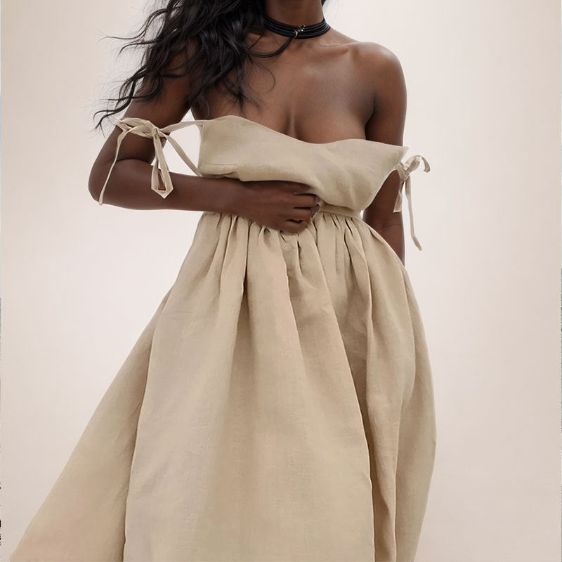 Eudora | Women’s Tie-Strap Maxi Dress