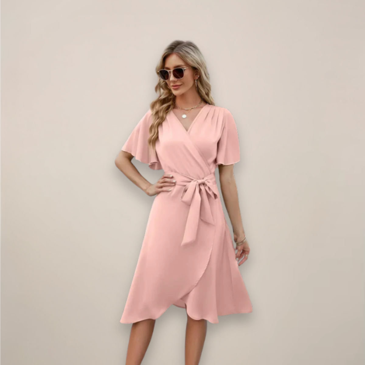 Shuvee | Womenâs Midi Wrap Dress