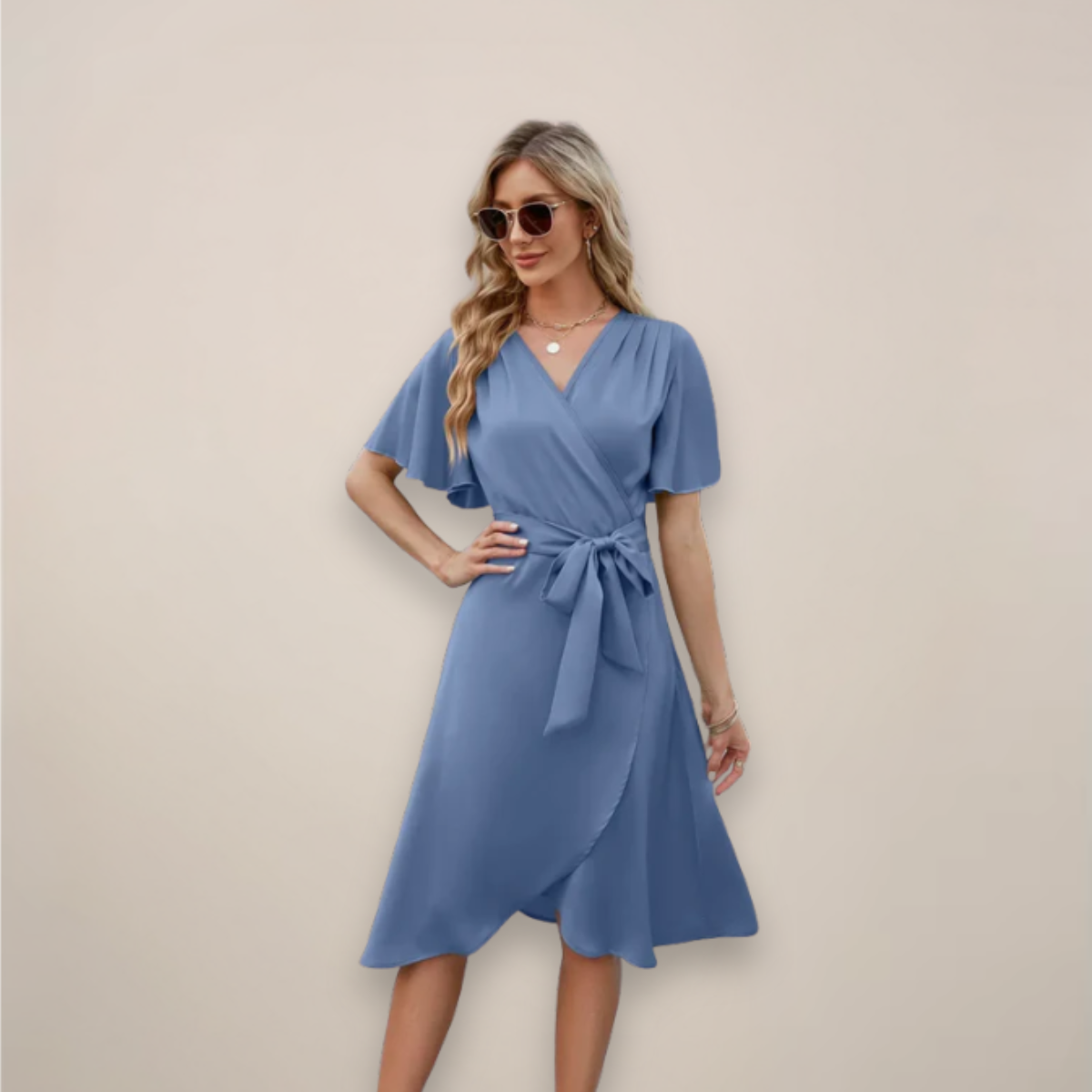 Shuvee | Womenâs Midi Wrap Dress