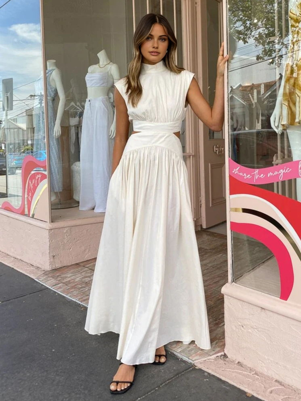Amely | Womenâs Cut-Out Maxi Dress