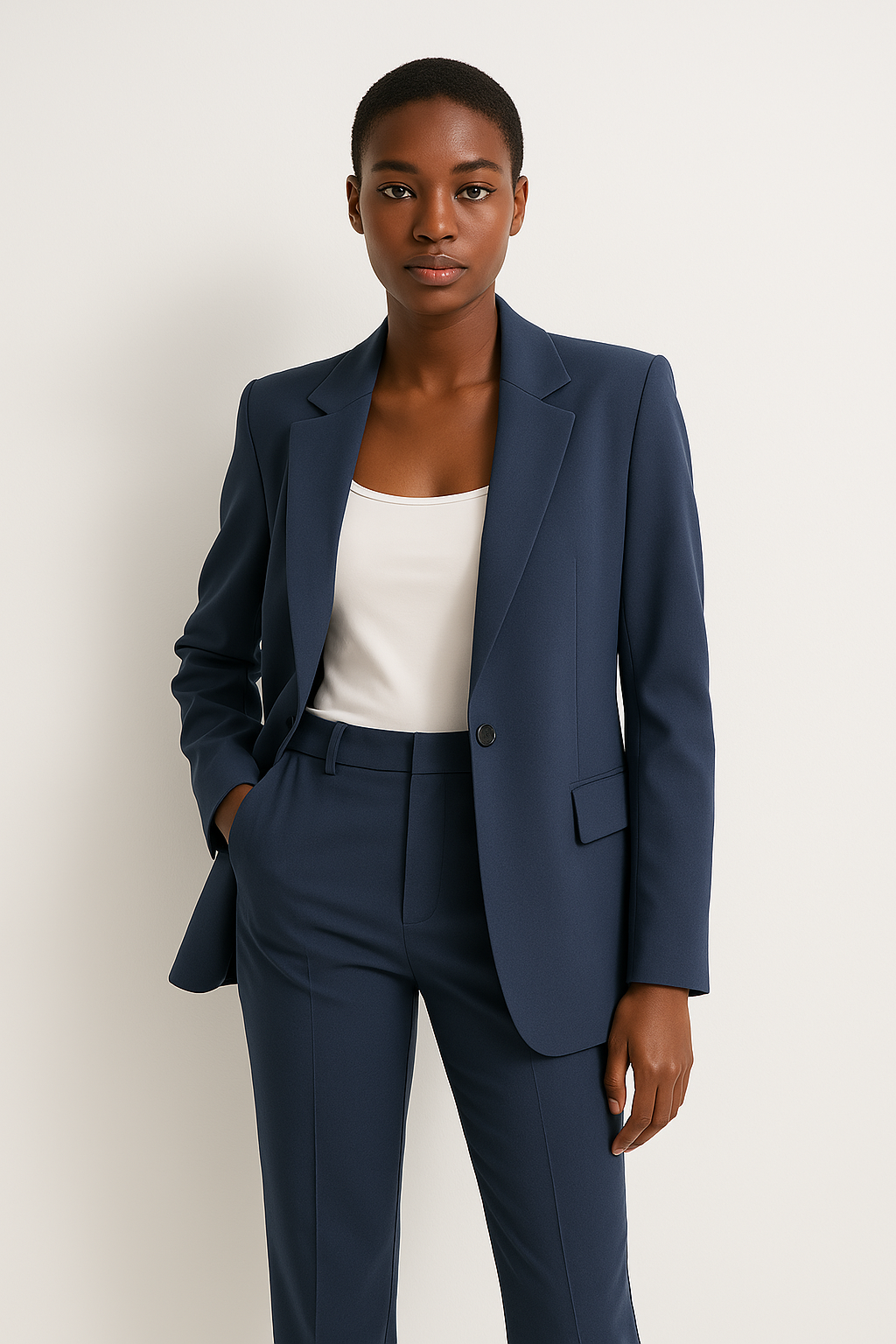 Flavia | Womenâs Fluid Stretch Crepe Two-Piece Suit