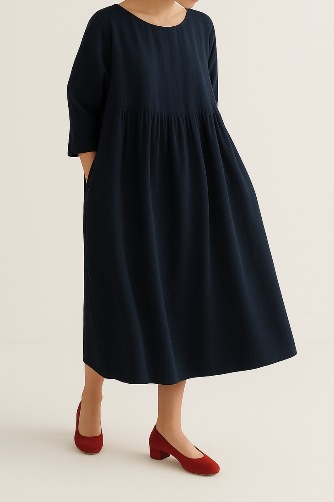 Dany | Womenâs Pleated Midi Dress