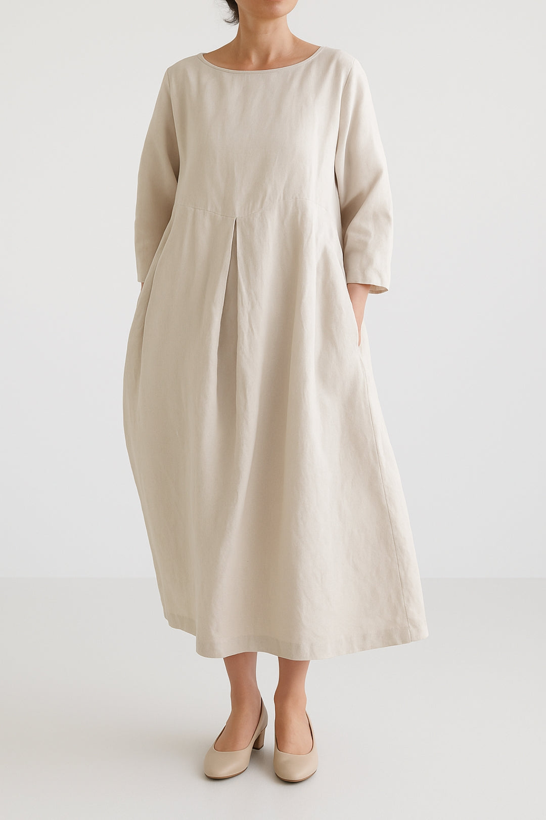 Dany | Womenâs Pleated Midi Dress