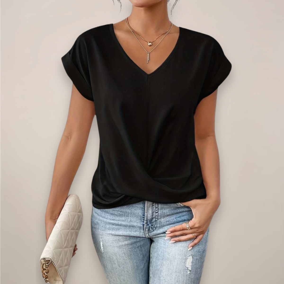 Roksana | Womenâs Elegant Summer Blouse