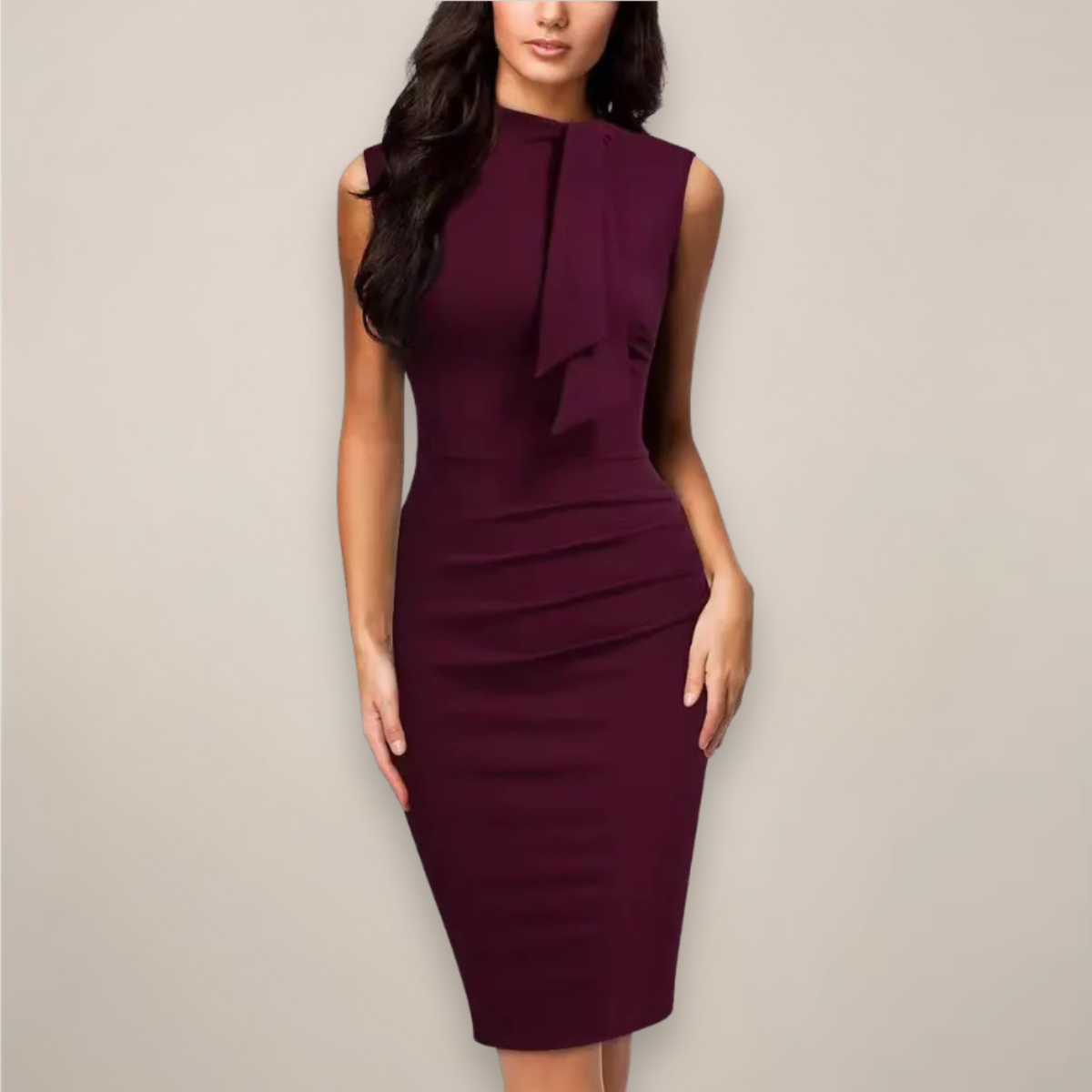 Hollie | Womenâs Short Sleeve Midi Dress