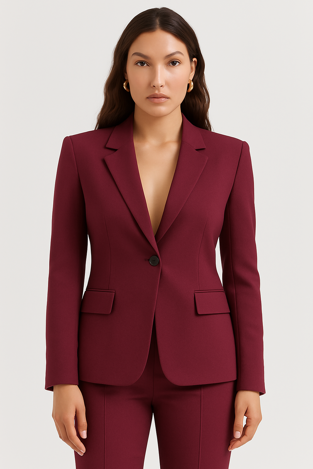 Frieda | Womenâs Tailored Single Button Blazer