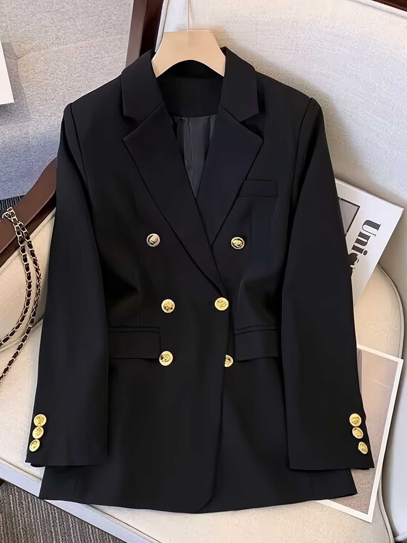 Katrin | Womenâs Double-Breasted Blazer