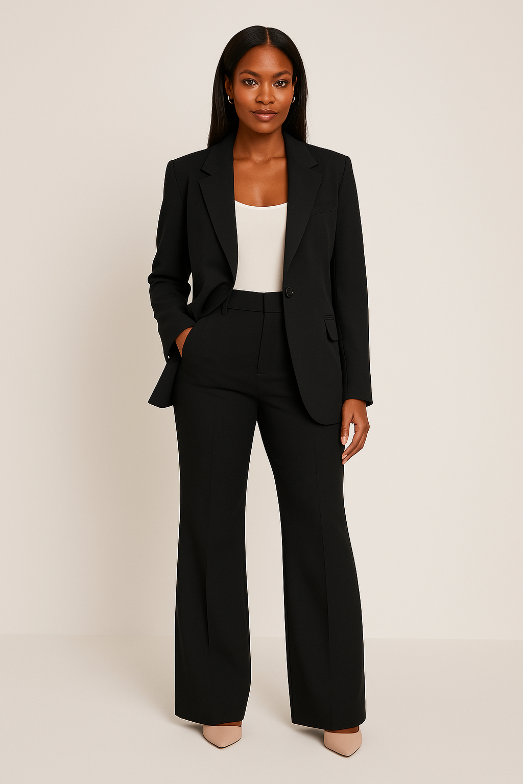 Arlene | Women's Lightweight Wool Blend Two-piece Suit