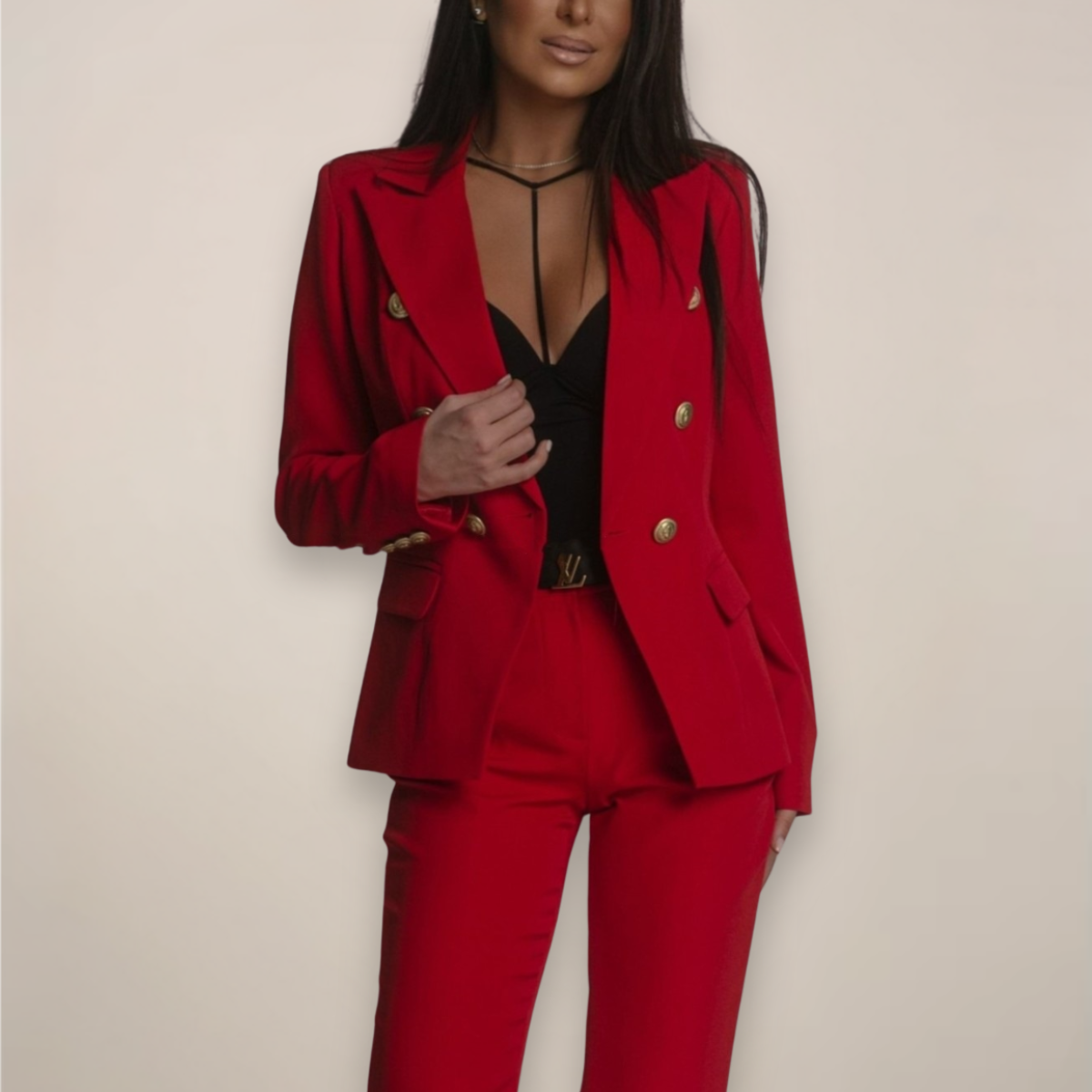 Ursula | Womenâs Scuba Knit Two-Piece Suit