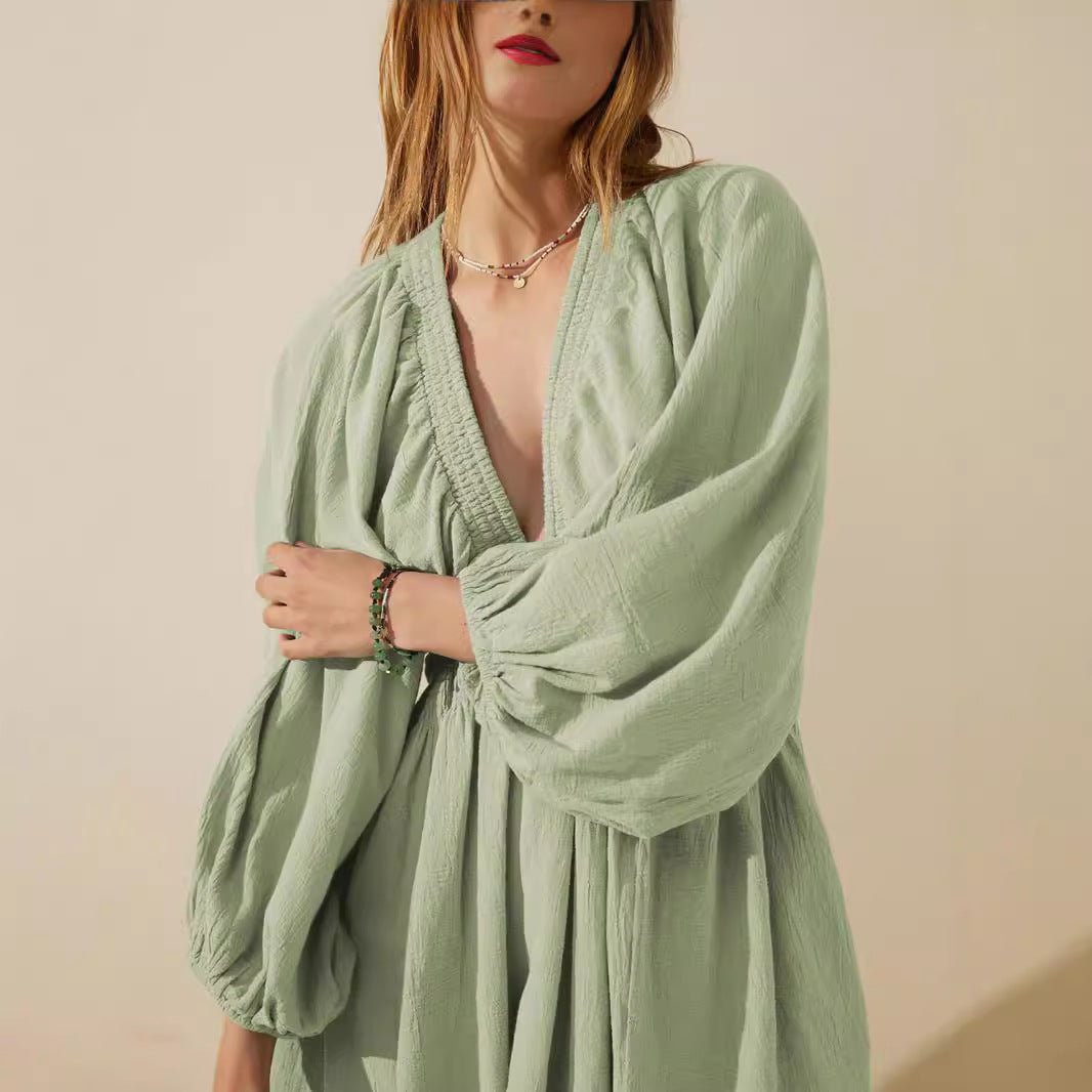 Alexandra | Women’s V-Neck Mini Dress