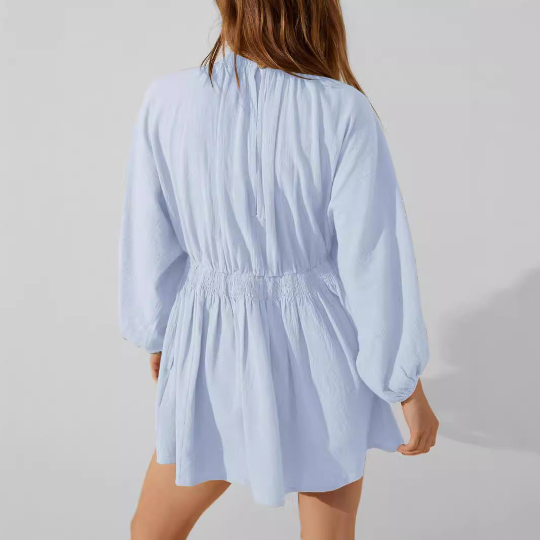 Alexandra | Womenâs V-Neck Mini Dress
