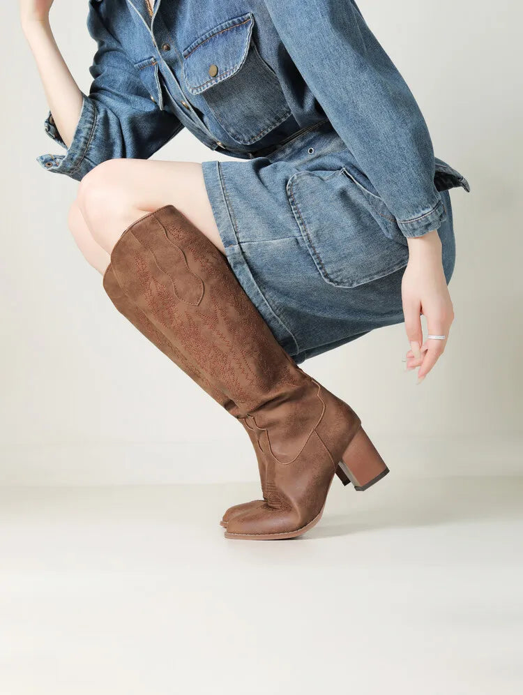 Nadja | Womenâs Cowboy Knee-High Boots