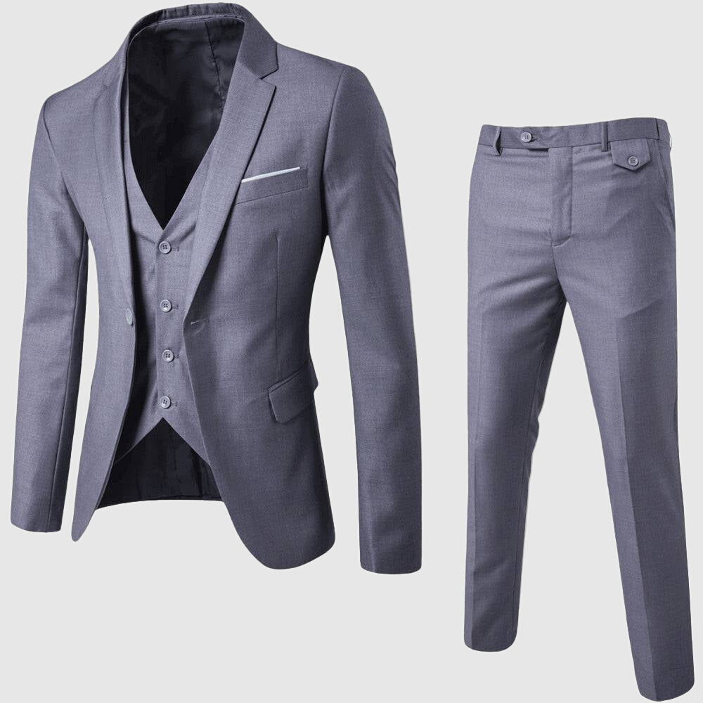 Benjamin | Men’s Waistcoat Formal Three-Piece Suit