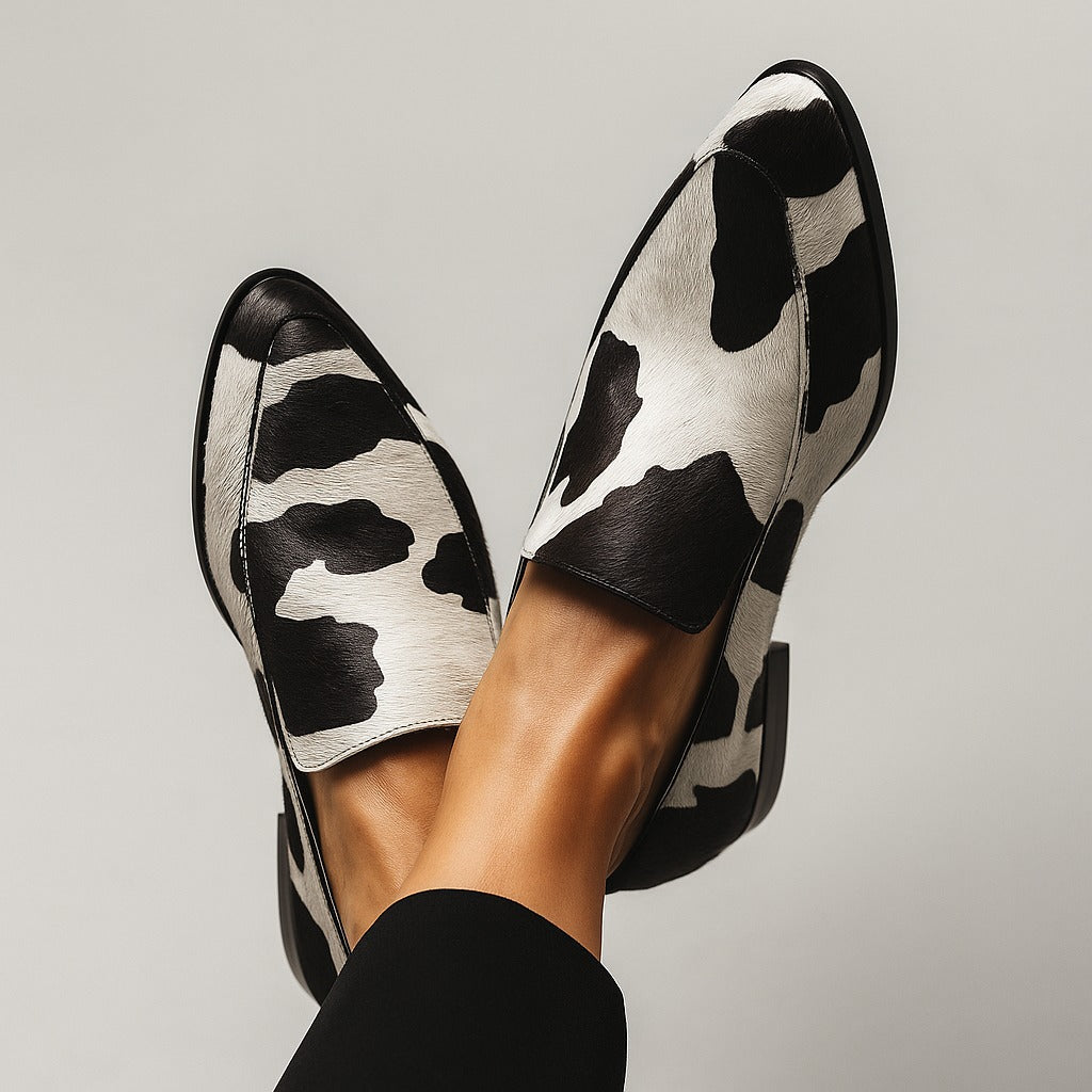 Animal Print Loafers