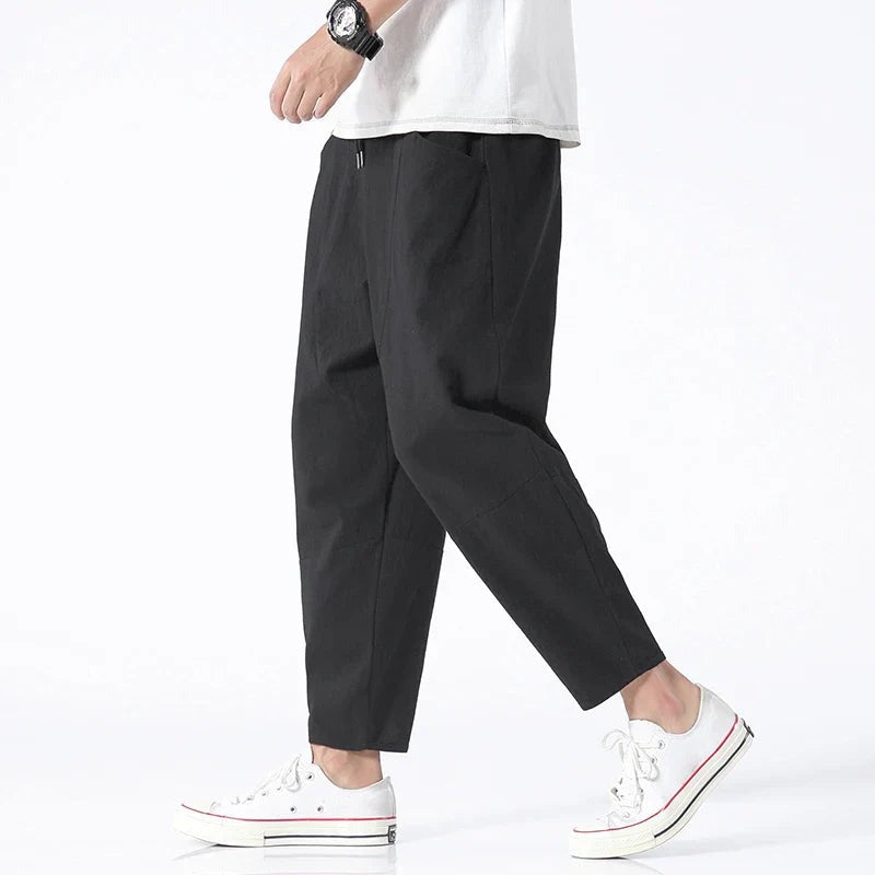 Baggy Wide Leg Pants - Black