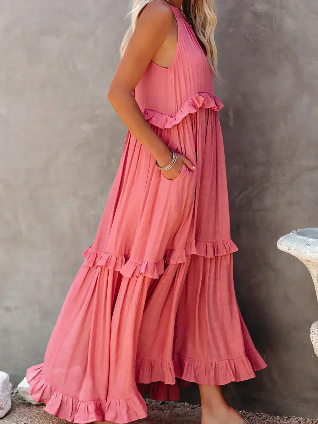 Kiersten | Women’s Sleeveless Maxi Dress