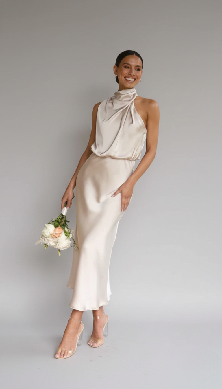 Clare | Womenâs Midi Dress