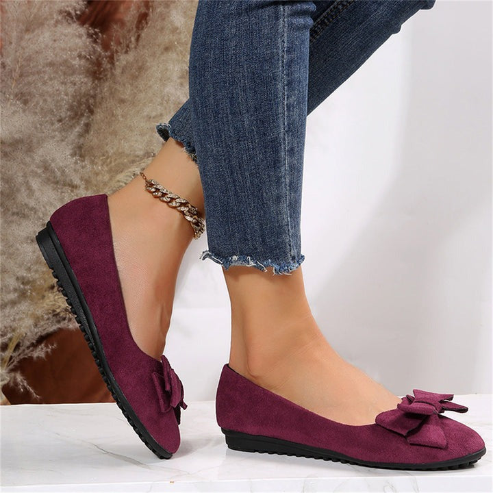 Casual Ballet Flats - Bordeaux