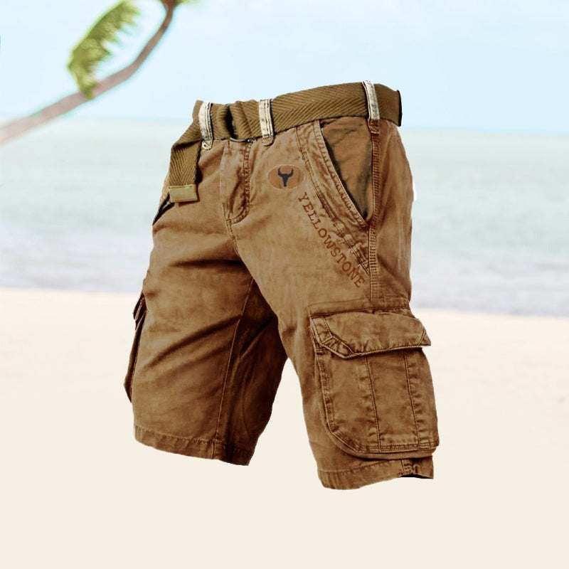 Casual Cargo Shorts - Brown